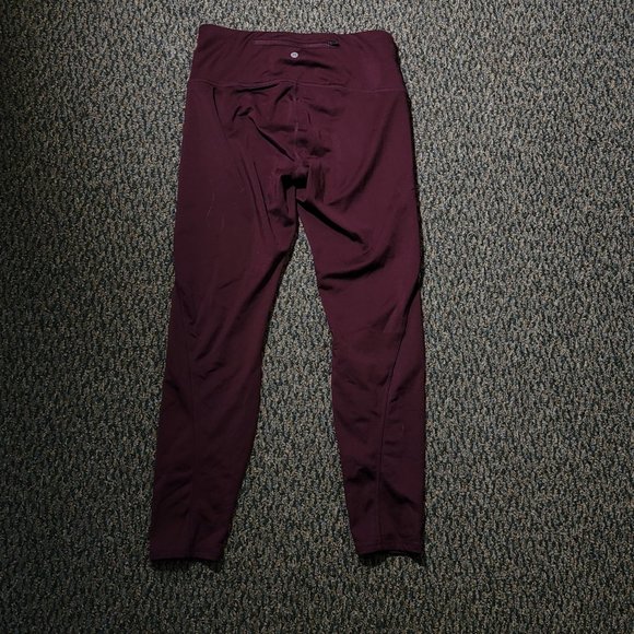 RBX Active Leggings Burgundy Size Medium - Picture 13 of 16
